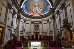 02C The Altar With Christ In The Cupola Of The Sacred Heart Cathedral In Punta Arenas Chile